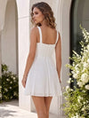 Chiffon A-Line Spaghetti Straps Mini Homecoming Dresses with Ruched