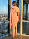 Round Neck Sheath Mother of the Bride Dresses with Caps