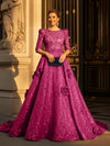 Round Neck A Line Mother of the Bride Dresses with Sleeves