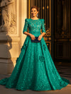 Round Neck A Line Mother of the Bride Dresses with Sleeves
