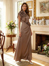 One Shoulder Satin Mother of the Bride Dresses