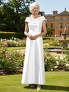 Off the Shoulder Satin Mother of the Bride Dresses