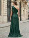 One Shoulder Sequin Mother of the Bride Dresses