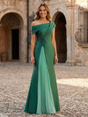 Jersey Off the Shoulder Appliques Mother of the Bride Dresses