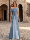 Jersey Off the Shoulder Appliques Mother of the Bride Dresses