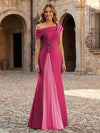 Jersey Off the Shoulder Appliques Mother of the Bride Dresses