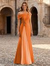 Jersey Off the Shoulder Appliques Mother of the Bride Dresses