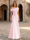 Jersey Off the Shoulder Appliques Mother of the Bride Dresses