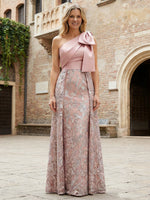 Satin Lace Mother of the Bride Dresses with Bow