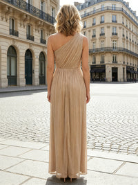 Glitter Tulle One Shoulder Mother of the Bride Dresses