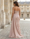 Strapless Satin Mother of the Bride Dresses with Lace