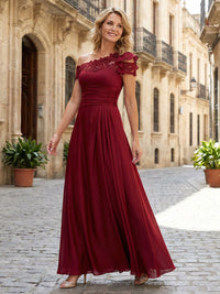 Chiffon A-Line Lace Applique  Mother of the Bride Dresses