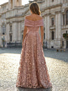 Lace Appliques A-Line Pleated Mother of the Bride Dresses