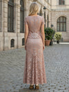 Lace Appliques Sheath Lace Applique Mother of the Bride Dresses