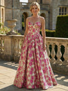 Jacquard A-Line Sweetheart Pleated Mother of the Bride Dresses