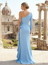 Jersey Mermaid 3D Flowers Mother of the Bride Dresses