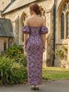 Jacquard Off the Shoulder Mother of the Bride Dresses