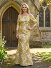 Off the Shoulder Floral Mother of the Bride Dresses