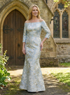 Off the Shoulder Floral Mother of the Bride Dresses