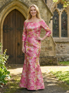 Off the Shoulder Floral Mother of the Bride Dresses