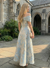 Satin Jacquard A-Line Pleated Mother of the Bride Dresses