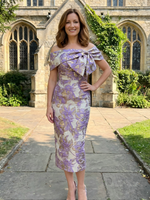 Satin Off the Shoulder Pleated Mother of the Bride Dresses