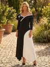 Chiffon A-Line Off the Shoulder 3D Flowers Mother of the Bride Dresses