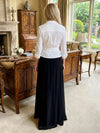 Chiffon A-Line V Neck Bow Mother of the Bride Dresses