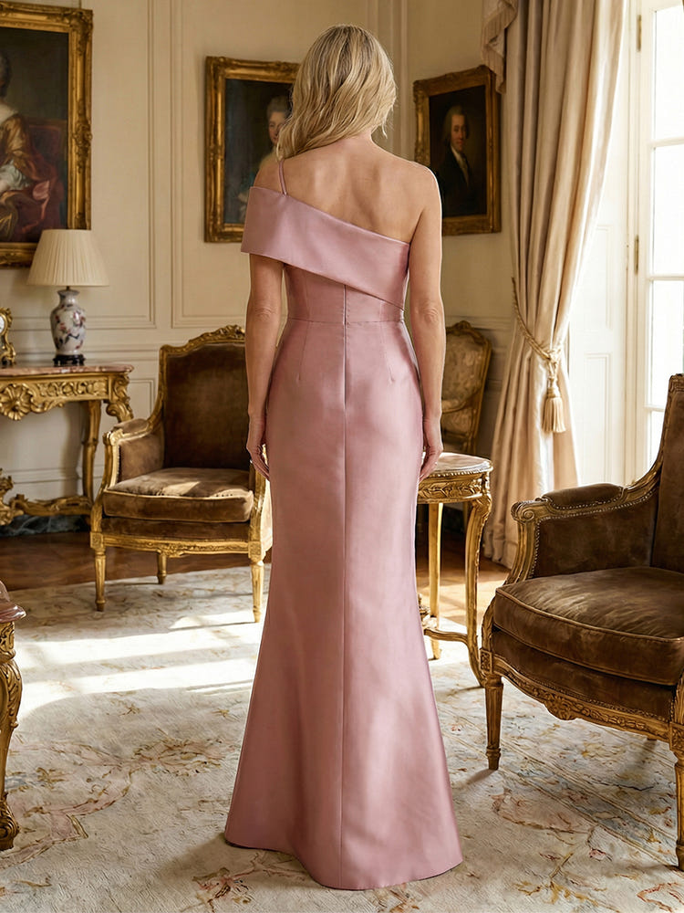 Mermaid Off the Shoulder Pleated Mother of the Bride Dresses