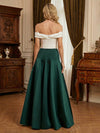 A-Line Off the Shoulder Bow Mother of the Bride Dresses