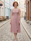 Lace Applique 2 Pieces Mother of the Bride Dresses with Jacket