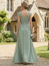 Chiffon A-Line Floral Embroidery Mother of the Bride Dresses