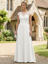 Chiffon A-Line Floral Embroidery Mother of the Bride Dresses