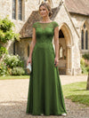 Chiffon A-Line Floral Embroidery Mother of the Bride Dresses