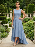 Jacquard A-Line Mother of the Bride Dresses with Sash