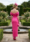 Satin Bodycon V Neck Mother of the Bride Dresses with Slit
