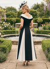 Chiffon A-Line V Neck Mother of the Bride Dresses with Feather