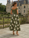Jacquard A-Line Pleated Mother of the Bride Dresses