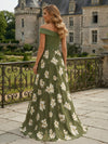 Jacquard Floor Length Pleated Mother of the Bride Dresses
