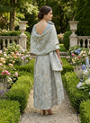 Jacquard High Low Mother of the Bride Dresses with Shawl