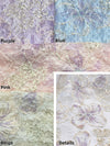 Hi Lo Jacquard Mermaid Pleated Mother of the Bride Dresses