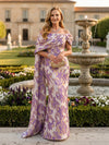 Jacquard Mermaid Off the Shoulder Pleated Mother of the Bride Dresses