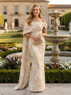 Jacquard Mermaid Off the Shoulder Pleated Mother of the Bride Dresses