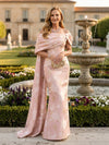 Jacquard Mermaid Off the Shoulder Pleated Mother of the Bride Dresses