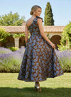 Jacquard A-Line One Shoulder Pleated Mother of the Bride Dresses