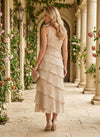 Chiffon Sheath One Shoulder Mother of the Bride Dresses with 3D Flowers