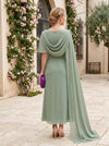 Chiffon A-Line One Shoulder Sash Mother of the Bride Dresses