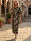 Jacquard Sheath Crew Neck Mother of the Bride Dresses