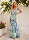Jacquard A-Line V Neck Mother of the Bride Dresses with Ruffles
