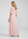 Chiffon A-Line V Neck Pleated Mother of the Bride Dresses